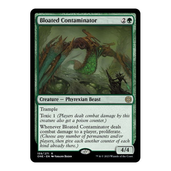 Bloated Contaminator (ONE) #159 Rare (Lightly Played) Phyrexia: All Will Be One Magic: The Gathering: 2023