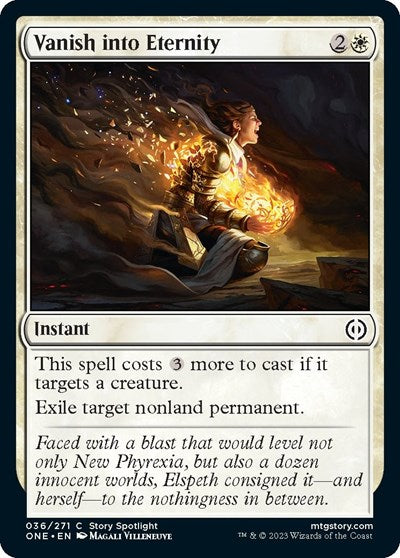 Vanish into Eternity (ONE) #36 Common Phyrexia: All Will Be One Magic: The Gathering: 2023