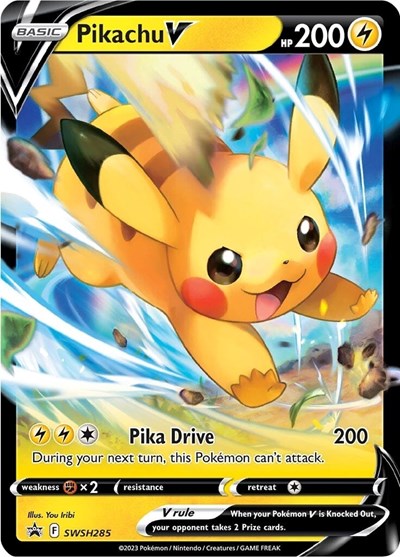 Pikachu V - SWSH285 (SWSD) #SWSH285 Promo SWSH: Sword & Shield Promo Cards Pokemon: 2019
