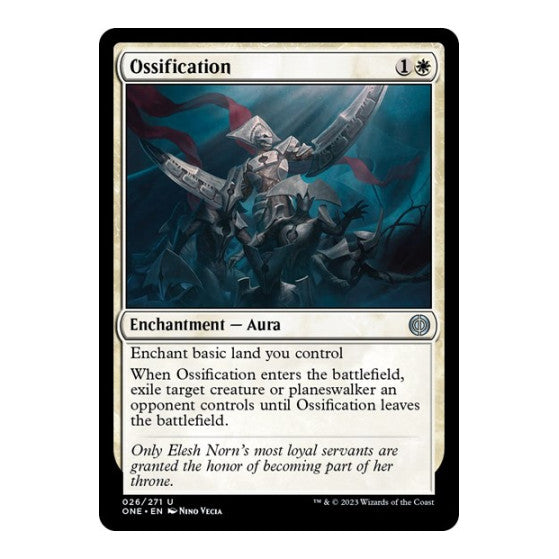 Ossification (ONE) #26 Uncommon Phyrexia: All Will Be One Magic: The Gathering: 2023