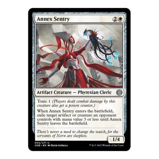 Annex Sentry (ONE) #2 Uncommon Phyrexia: All Will Be One Magic: The Gathering: 2023