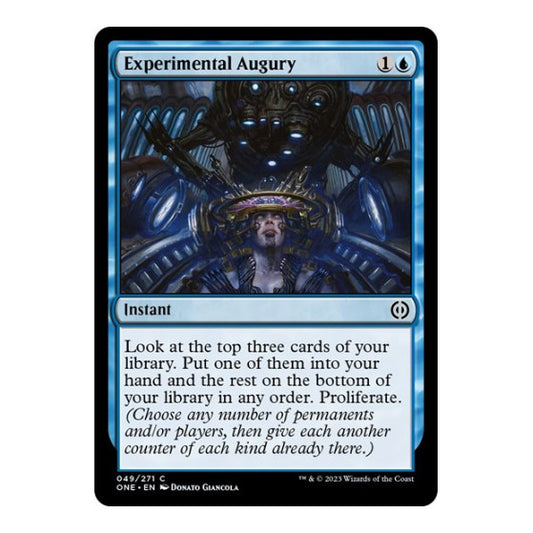 Experimental Augury (ONE) #49 Common (Lightly Played) Phyrexia: All Will Be One Magic: The Gathering: 2023