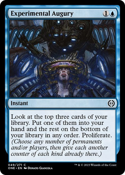 Experimental Augury (ONE) #49 Common (Lightly Played) Phyrexia: All Will Be One Magic: 2023