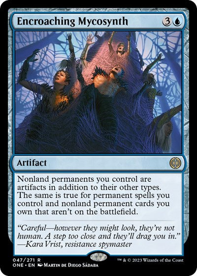 Encroaching Mycosynth (ONE) #47 Rare (Near Mint) Phyrexia: All Will Be One Magic: The Gathering: 2023