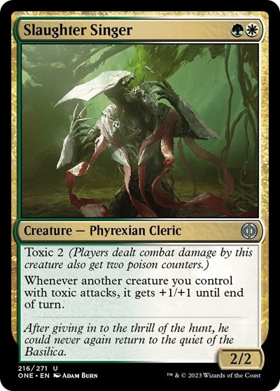 Slaughter Singer (ONE) #216 Uncommon (Lightly Played) Phyrexia: All Will Be One Magic: The Gathering: 2023