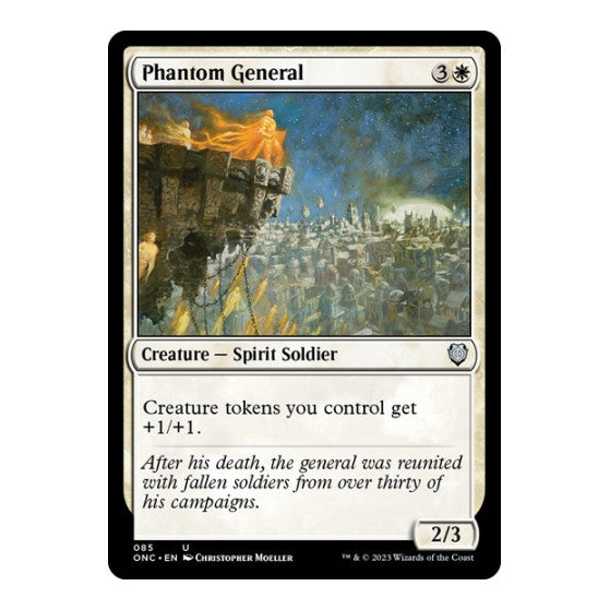Phantom General (ONC) #85 Uncommon (Lightly Played) Commander: Phyrexia: All Will Be One Magic: The Gathering: 2023
