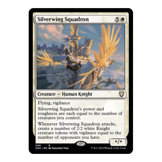 Silverwing Squadron (ONC) #88 Rare (Near Mint) Commander: Phyrexia: All Will Be One Magic: The Gathering: 2023