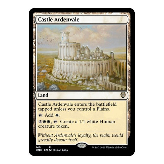 Castle Ardenvale (ONC) #149 Rare (Lightly Played) Commander: Phyrexia: All Will Be One Magic: The Gathering: 2023