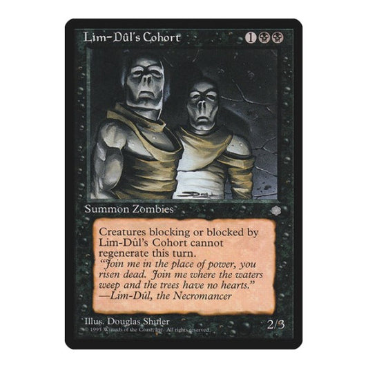 Lim-Dul's Cohort (ICE) #145 Common (Lightly Played) Ice Age Magic: The Gathering: 1995