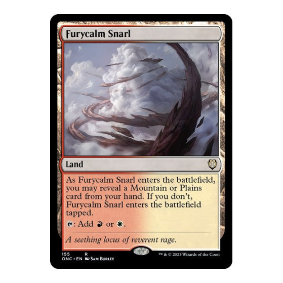 Furycalm Snarl (ONC) #155 Rare (Lightly Played) Commander: Phyrexia: All Will Be One Magic: The Gathering: 2023
