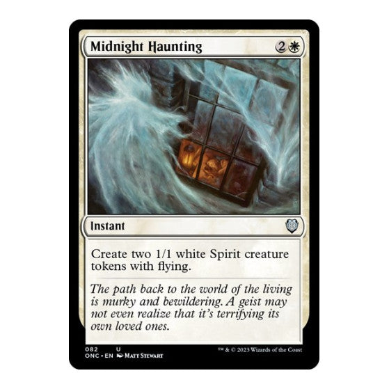 Midnight Haunting (ONC) #82 Uncommon (Lightly Played) Commander: Phyrexia: All Will Be One Magic: The Gathering: 2023