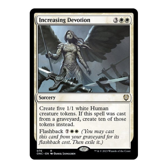Increasing Devotion (ONC) #76 Rare Commander: Phyrexia: All Will Be One Magic: The Gathering: 2023