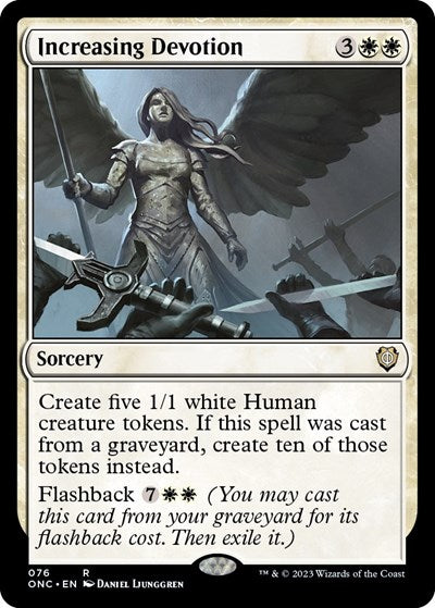 Increasing Devotion (ONC) #76 Rare Commander: Phyrexia: All Will Be One Magic: 2023