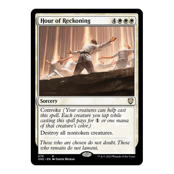 Hour of Reckoning (ONC) #75 Rare (Lightly Played) Commander: Phyrexia: All Will Be One Magic: The Gathering: 2023