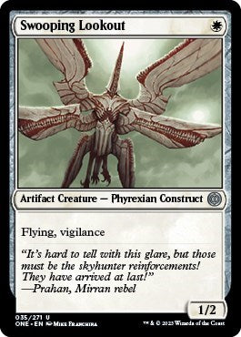 Swooping Lookout (ONE) #35 Uncommon (Lightly Played) Phyrexia: All Will Be One Magic: The Gathering: 2023