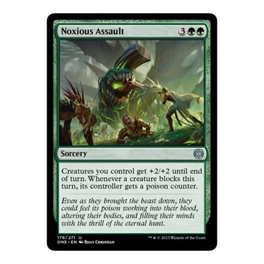 Noxious Assault (ONE) #176 Uncommon Phyrexia: All Will Be One Magic: The Gathering: 2023