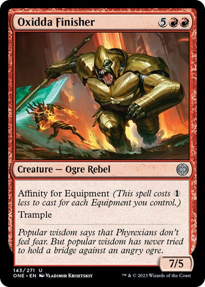 Oxidda Finisher (ONE) #143 Uncommon (Lightly Played) Phyrexia: All Will Be One Magic: 2023