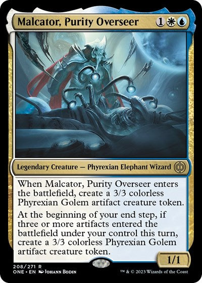 Malcator Purity Overseer (ONE) #208 Rare (Lightly Played) Phyrexia: All Will Be One Magic: 2023