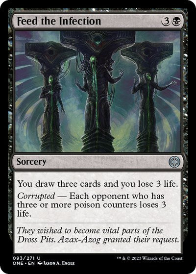 2023 Magic: Phyrexia: All Will Be One (ONE) - Feed the Infection (#93, Uncommon) (Lightly Played)
