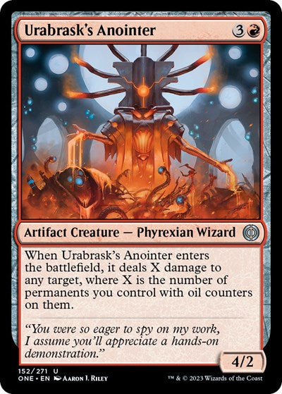 Urabrasks Anointer (ONE) #152 Uncommon (Lightly Played) Phyrexia: All Will Be One Magic: The Gathering: 2023