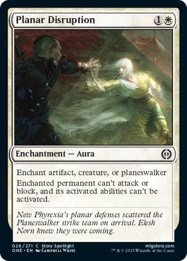 Planar Disruption (ONE) #28 Common (Lightly Played) Phyrexia: All Will Be One Magic: The Gathering: 2023