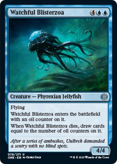 2023 Magic: Phyrexia: All Will Be One (ONE) - Watchful Blisterzoa (#78, Uncommon) (Lightly Played)