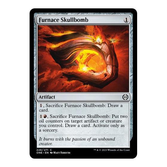 Furnace Skullbomb (ONE) #228 Common Phyrexia: All Will Be One Magic: The Gathering: 2023
