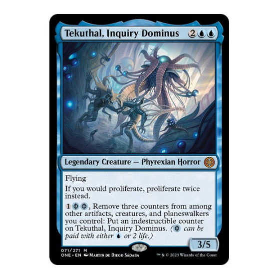 Tekuthal Inquiry Dominus (ONE) #71 Mythic Rare (Lightly Played) Phyrexia: All Will Be One Magic: The Gathering: 2023