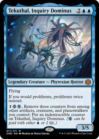 Tekuthal Inquiry Dominus (ONE) #71 Mythic Rare (Lightly Played) Phyrexia: All Will Be One Magic: The Gathering: 2023