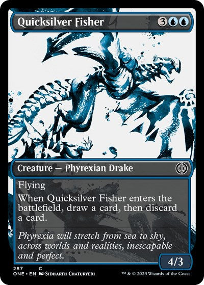 Quicksilver Fisher Showcase (ONE) #287 Common Phyrexia: All Will Be One Magic: The Gathering: 2023