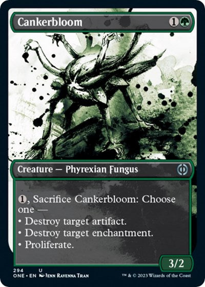 Cankerbloom Showcase (ONE) #294 Uncommon (Lightly Played) Phyrexia: All Will Be One Magic: The Gathering: 2023