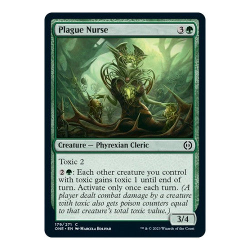 Plague Nurse (ONE) #179 Common Phyrexia: All Will Be One Magic: The Gathering: 2023