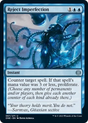 Reject Imperfection (ONE) #67 Uncommon (Lightly Played) Phyrexia: All Will Be One Magic: The Gathering: 2023