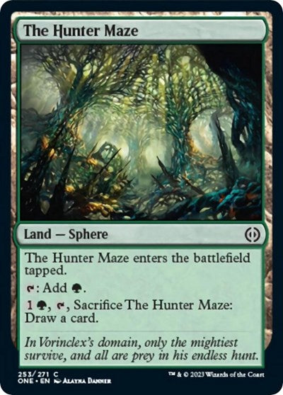 The Hunter Maze (ONE) #253 Common (Lightly Played) Phyrexia: All Will Be One Magic: The Gathering: 2023