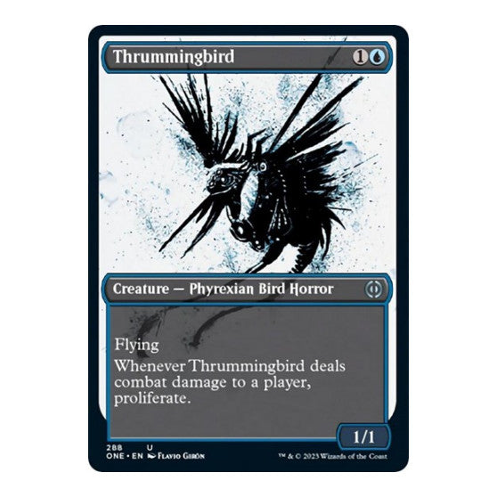 Thrummingbird Showcase (ONE) #288 Uncommon Phyrexia: All Will Be One Magic: The Gathering: 2023