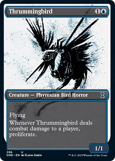 Thrummingbird Showcase (ONE) #288 Uncommon Phyrexia: All Will Be One Magic: The Gathering: 2023