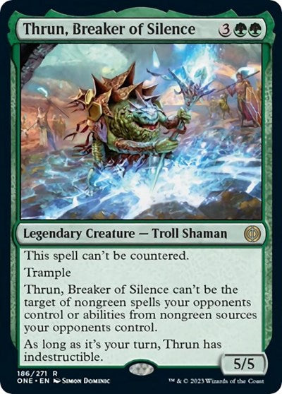 Thrun Breaker of Silence (ONE) #186 Rare (Lightly Played) Phyrexia: All Will Be One Magic: The Gathering: 2023