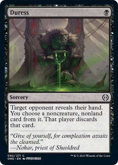 2023 Magic: Phyrexia: All Will Be One (ONE) - Duress (#92, Common)