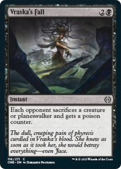 Vraskas Fall (ONE) #116 Common (Lightly Played) Phyrexia: All Will Be One Magic: The Gathering: 2023