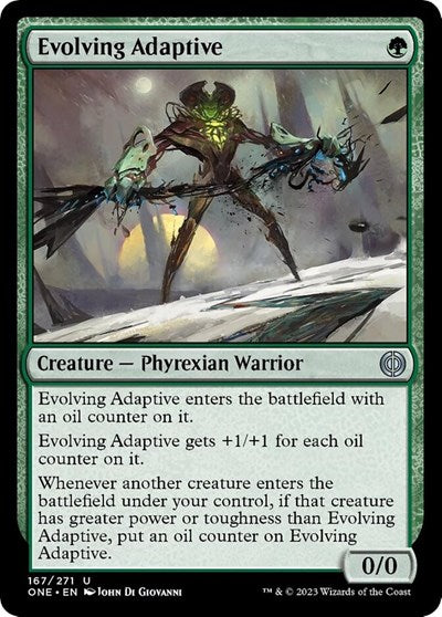 2023 Magic: Phyrexia: All Will Be One (ONE) - Evolving Adaptive (#167, Uncommon)