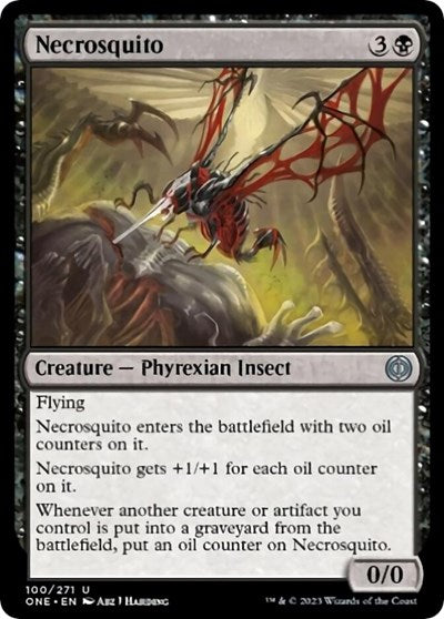 Necrosquito (ONE) #100 Uncommon (Lightly Played) Phyrexia: All Will Be One Magic: The Gathering: 2023