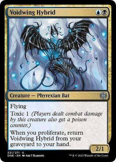 Voidwing Hybrid (ONE) #221 Uncommon (Lightly Played) Phyrexia: All Will Be One Magic: The Gathering: 2023