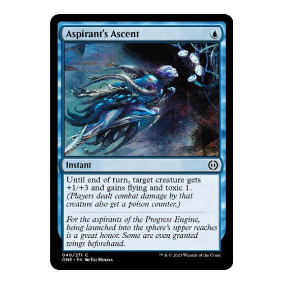 Aspirant's Ascent (ONE) #40 Common (Lightly Played) Phyrexia: All Will Be One Magic: The Gathering: 2023