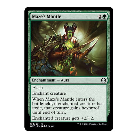 Maze's Mantle (ONE) #174 Common Phyrexia: All Will Be One Magic: The Gathering: 2023