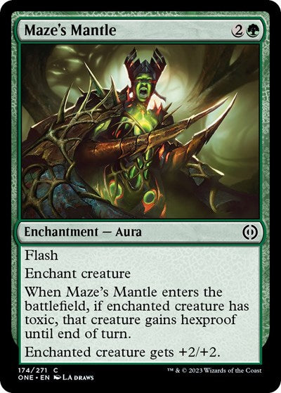 Mazes Mantle (ONE) #174 Common (Lightly Played) Phyrexia: All Will Be One Magic: The Gathering: 2023