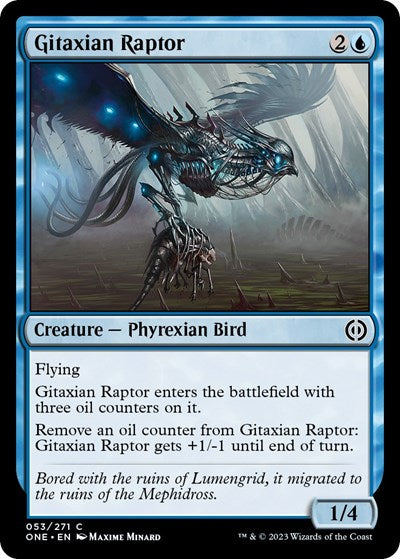 Gitaxian Raptor (ONE) #53 Common (Lightly Played) Phyrexia: All Will Be One Magic: The Gathering: 2023