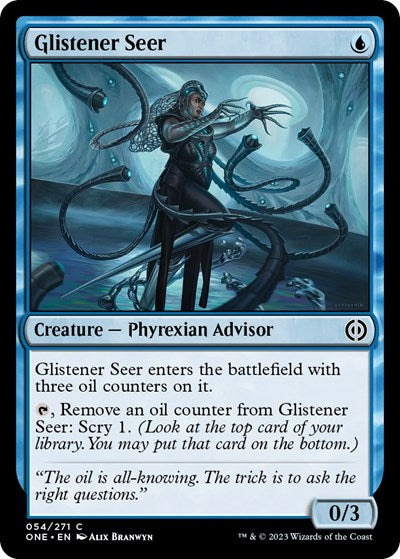 Glistener Seer (ONE) #54 Common (Lightly Played) Phyrexia: All Will Be One Magic: 2023