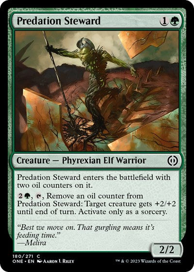 Predation Steward (ONE) #180 Common Phyrexia: All Will Be One Magic: 2023