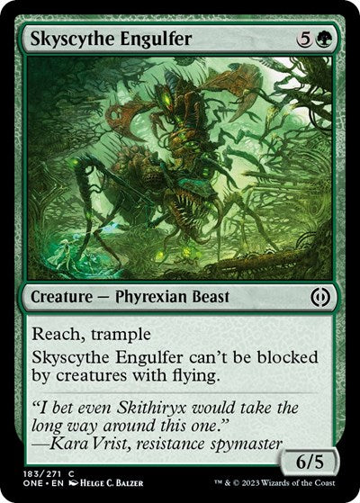 Skyscythe Engulfer (ONE) #183 Common (Lightly Played) Phyrexia: All Will Be One Magic: 2023