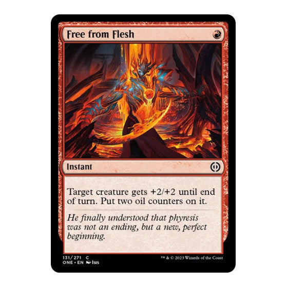 Free from Flesh (ONE) #131 Common (Lightly Played) Phyrexia: All Will Be One Magic: The Gathering: 2023